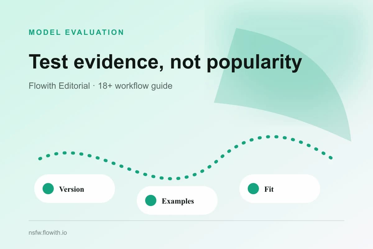 Civitai model page passing evidence, version, example, identity, and workflow checks