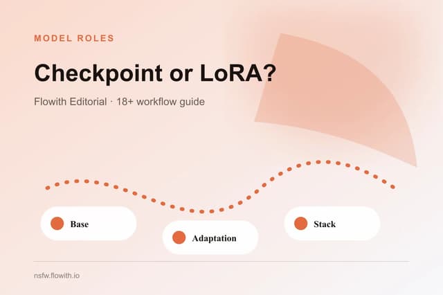 Civitai checkpoint and LoRA compared across scope, compatibility, identity, style, and evidence