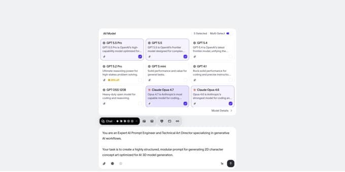 Step 2 - Refine prompts in Flowith