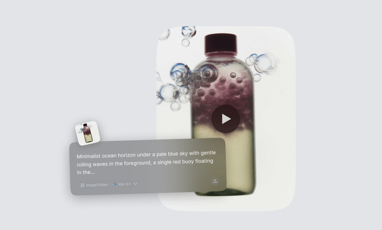 Image-to-video transformation interface