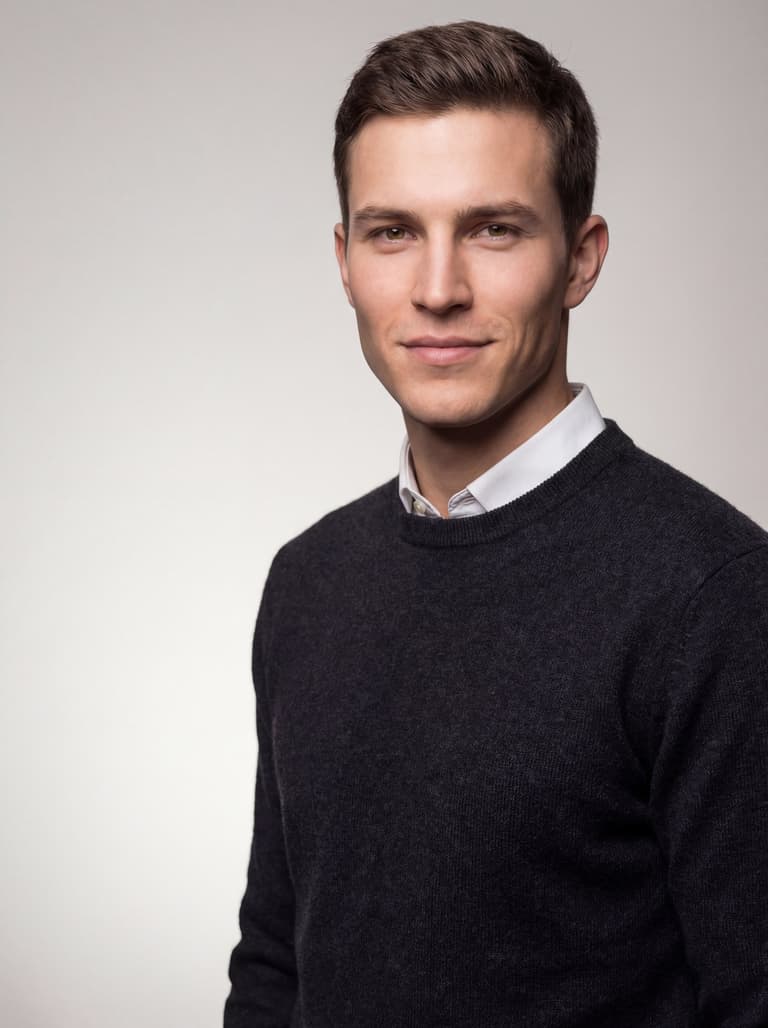 Apple-style Headshot