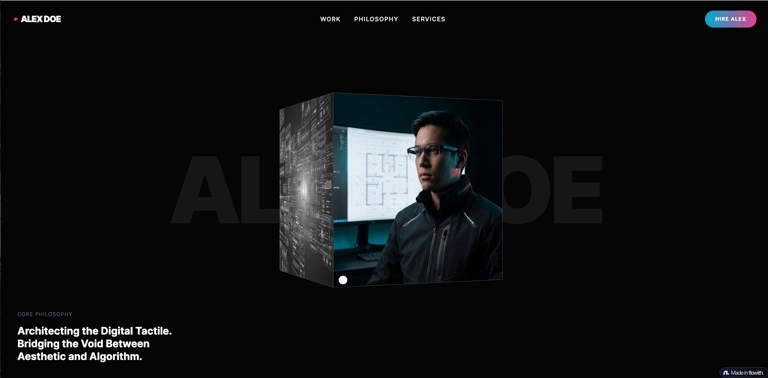 Cinematic Personal Website