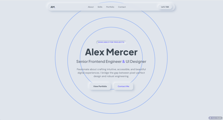 Minimalist Personal Website