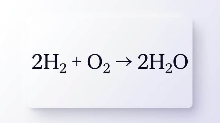 AI chemical equation