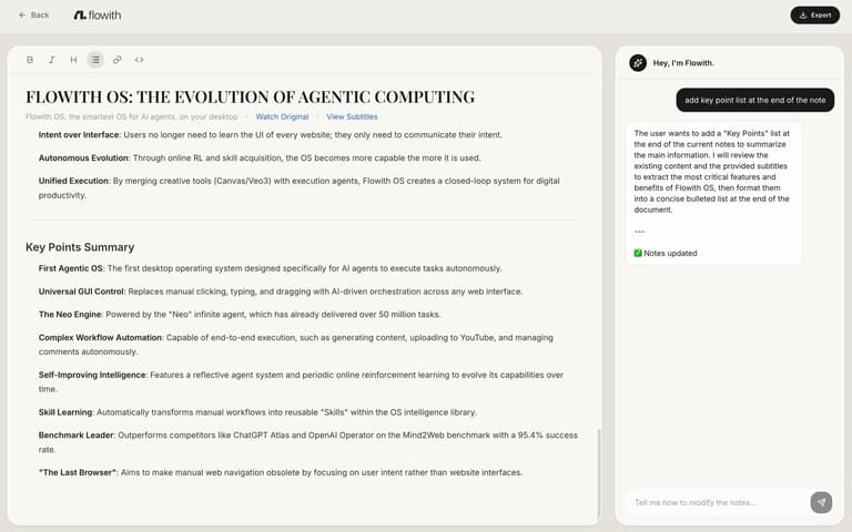 AI-generated study notes from lecture content
