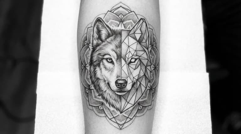 AI generated tattoo design