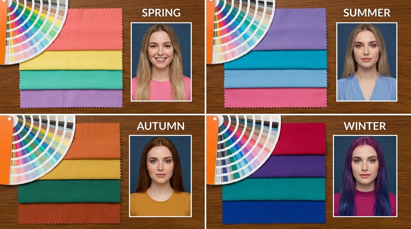 AI seasonal color analysis example