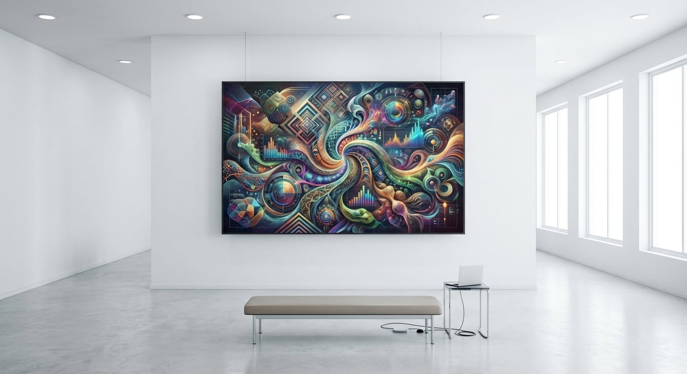 AI text to art generation example