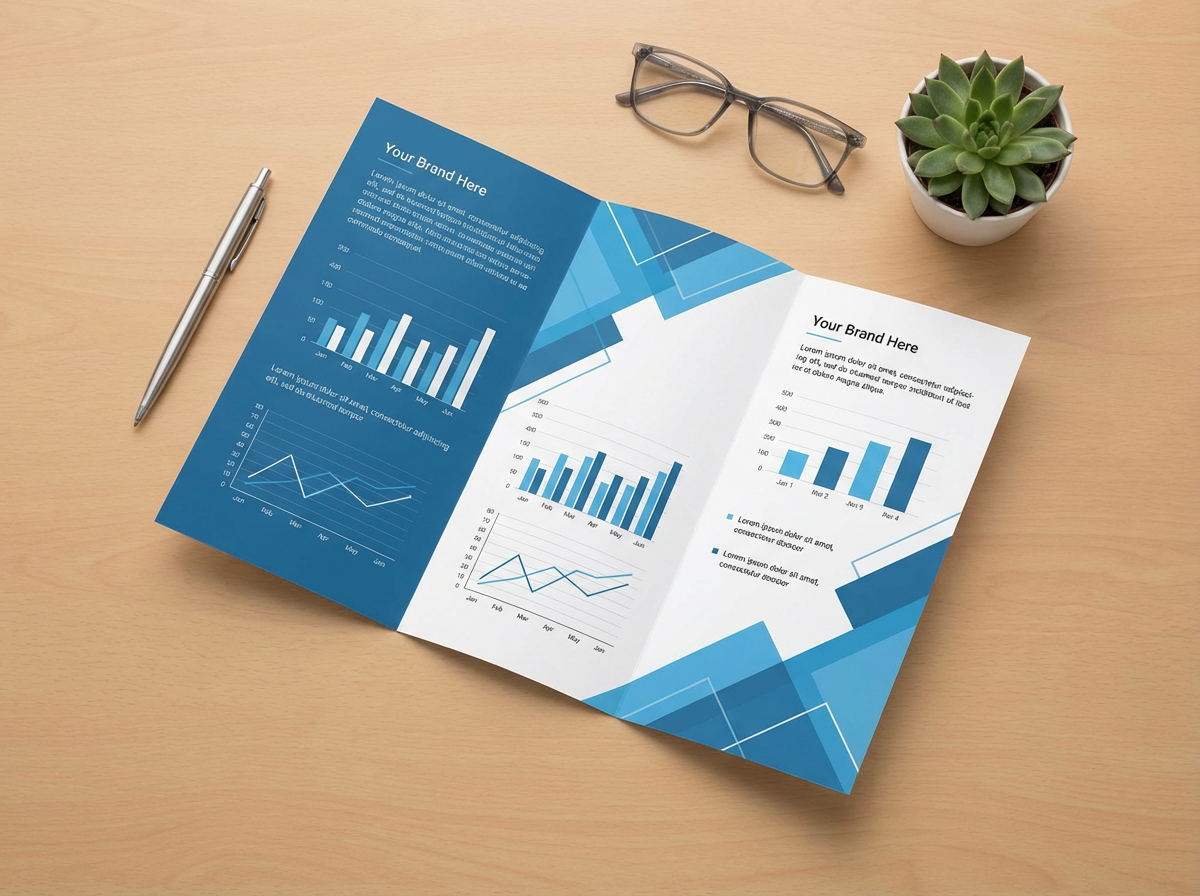 AI generating brochure layout