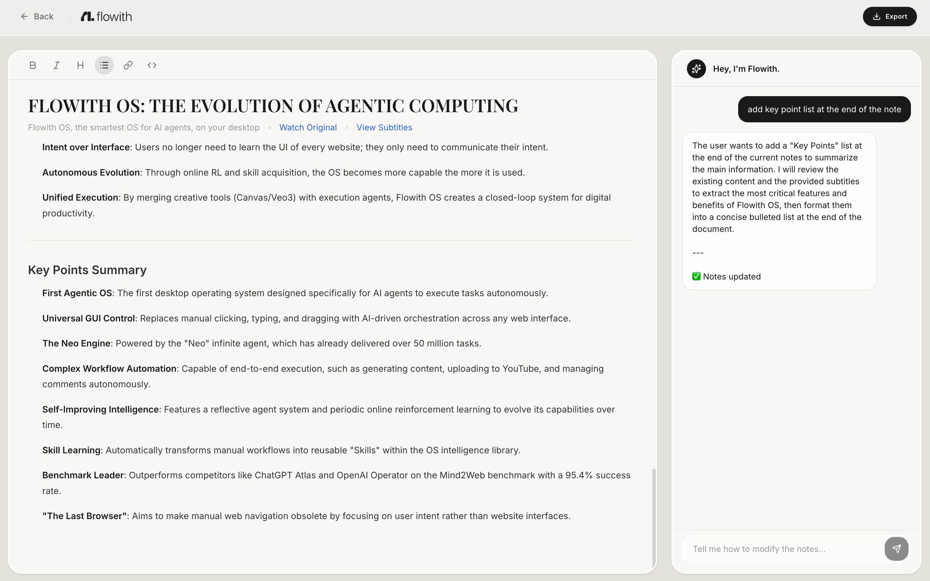 AI-generated study notes from lecture content