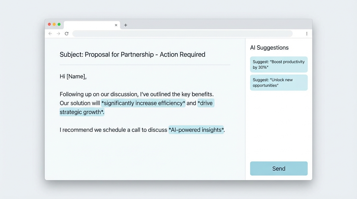 AI cold email generation