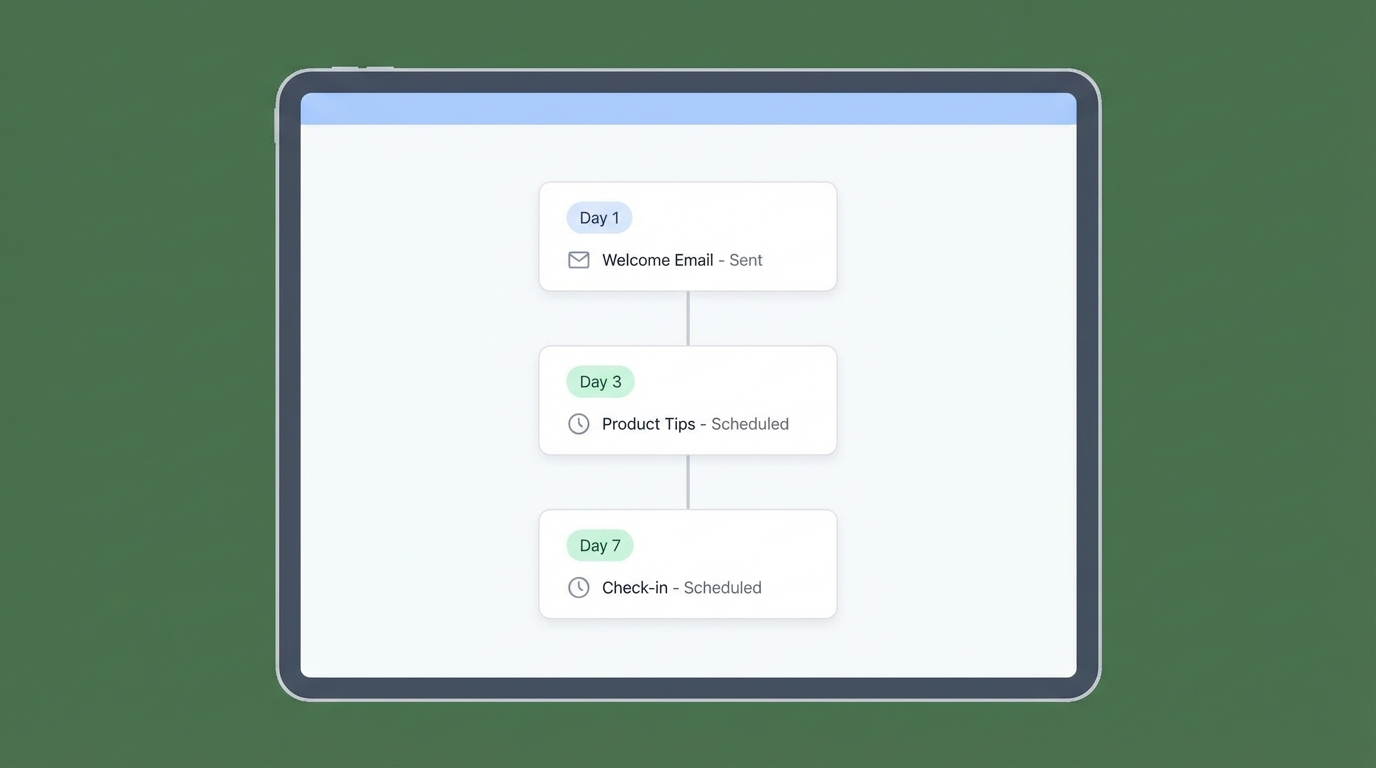 Automated email sequence generation