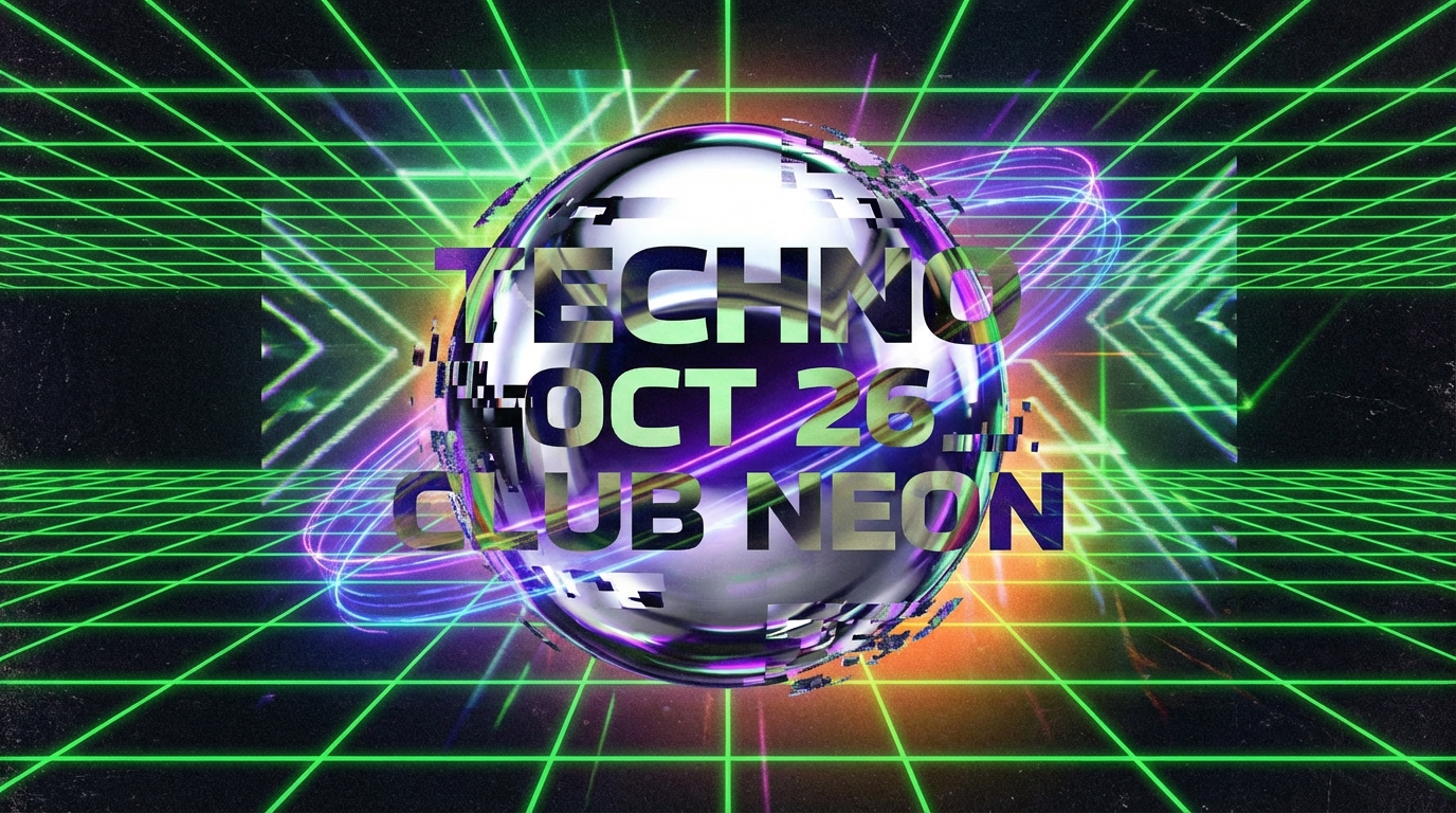 AI event poster generation