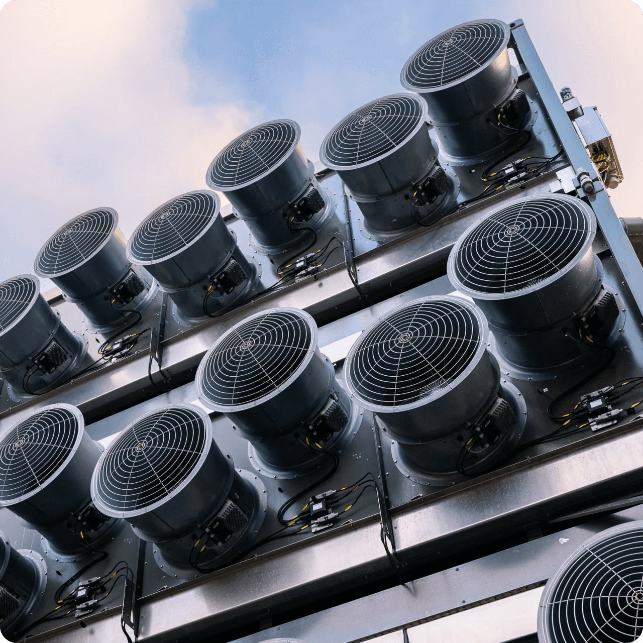Carbon removal technology - industrial fans for CO2 capture