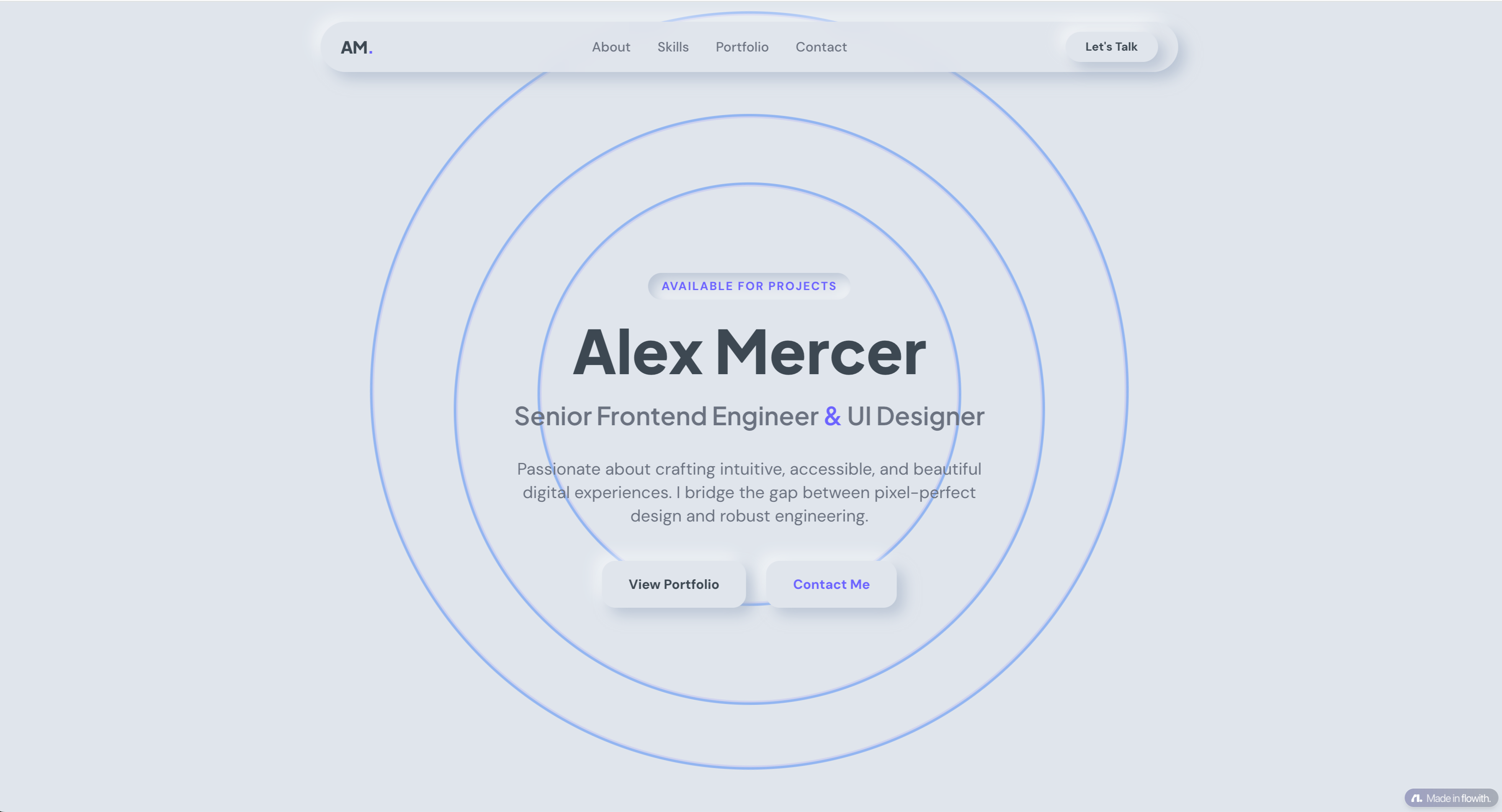 Minimalist Personal Website