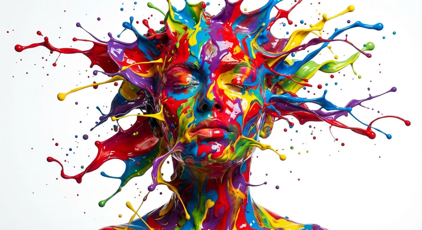High resolution AI art detail