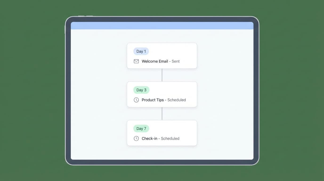 Automated email sequence generation